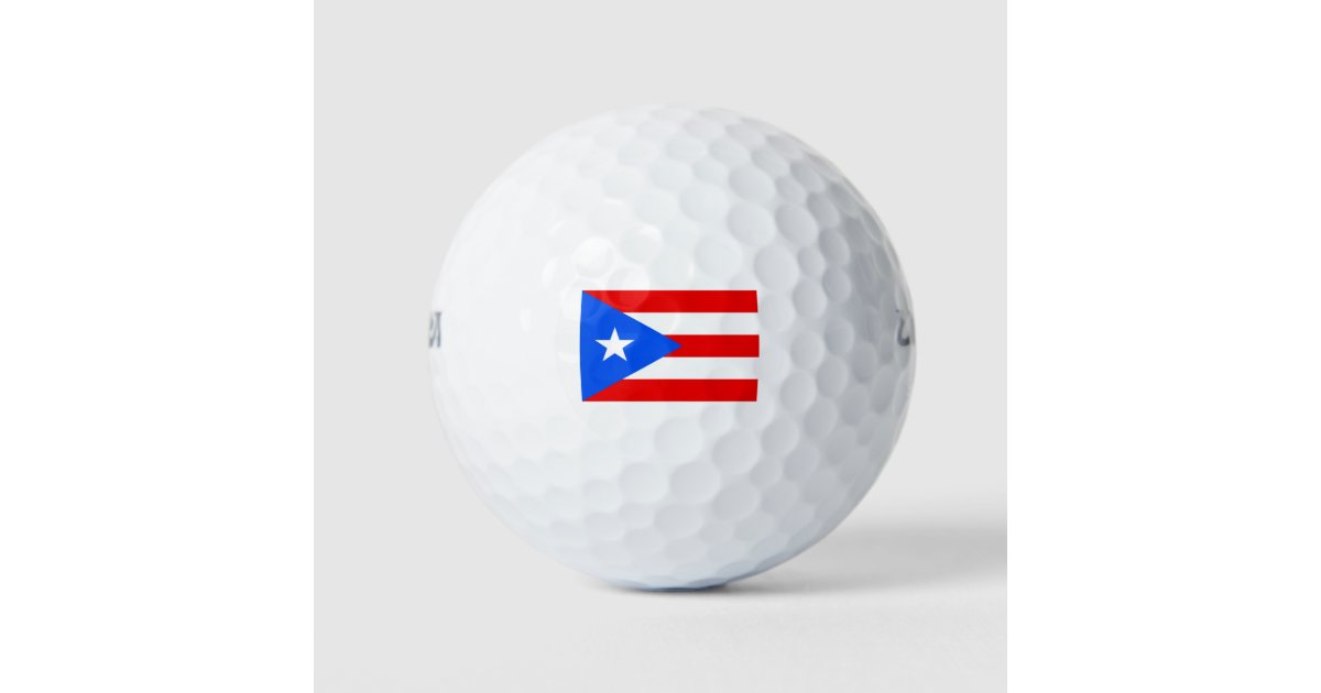 Puerto Rico Golf Balls, Flag Golfers / Patriots Golf Balls