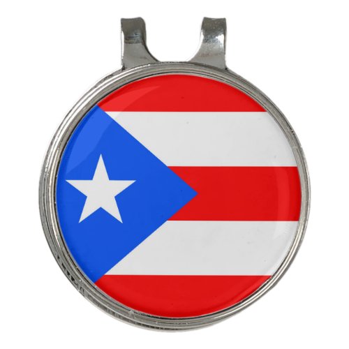 Puerto Rico Flag Golf Hat Clip