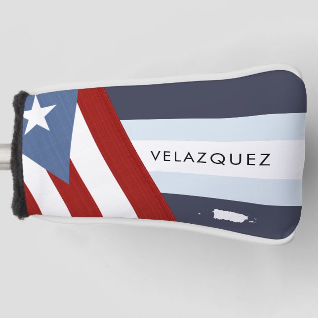 Puerto Rico Flag Golf Head Cover (Front)