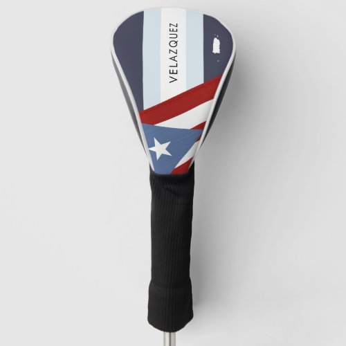 Puerto Rico Flag Golf Head Cover