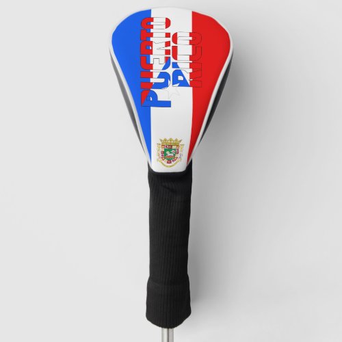 Puerto Rico Flag Gorgeous Patriotic Golf Head Cover
