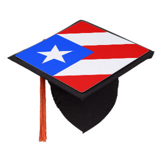 Puerto Rico Flag Graduation Cap Topper