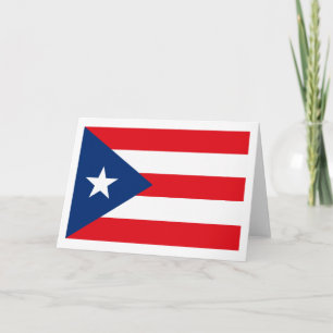 Puerto Rico Flag Greeting Card