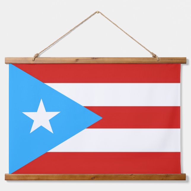 Puerto Rico Flag Hanging Tapestry (Front)