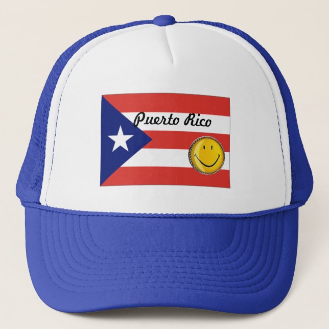 Puerto Rico Flag Hat - Customized (Front)