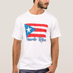 Puerto Rico Flag Hispanic Heritage Month Boricua R T-Shirt