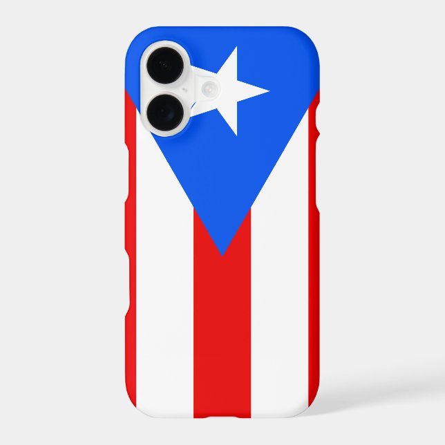 Puerto Rico Flag Iphone Case (Back)
