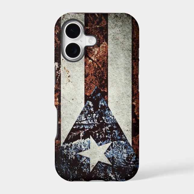 Puerto Rico Flag Iphone Case (Back)