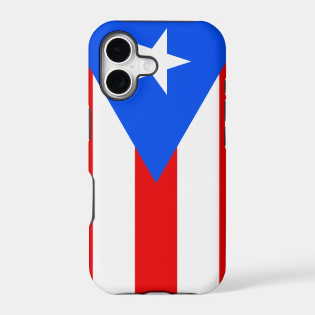 Puerto Rico flag Iphone Case (Back)