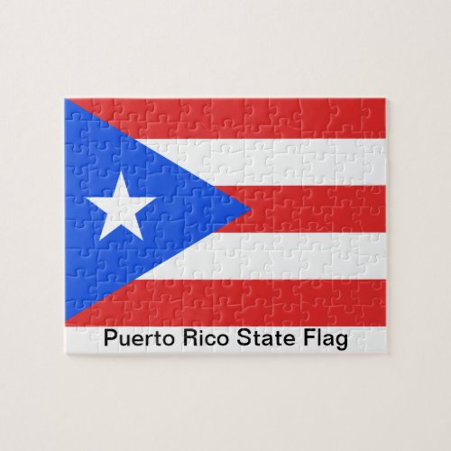 Puerto Rico Flag Jigsaw Puzzle