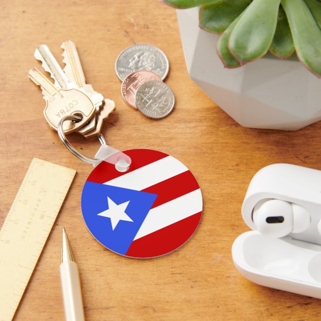 Puerto Rico flag Keychain (Desk)