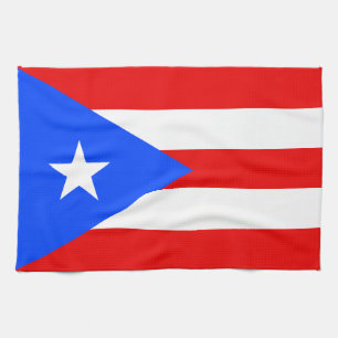 Puerto Rico Flag Kitchen Towel