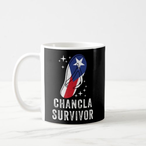 Puerto Rico Flag La Chancla Survivor Rican Hispani Coffee Mug