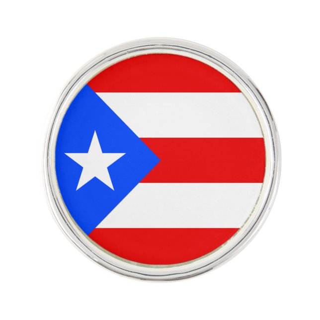 Puerto Rico Flag Lapel Pin (Front)