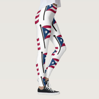 Puerto Rico Flag Leggings