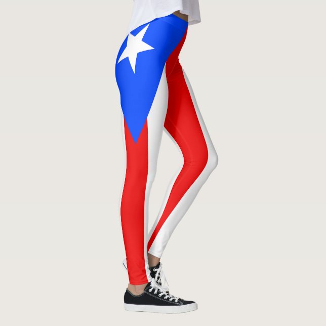 Puerto Rico Flag Leggings (Right)