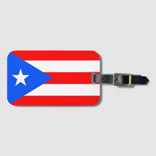 Puerto Rico Flag Luggage Tag