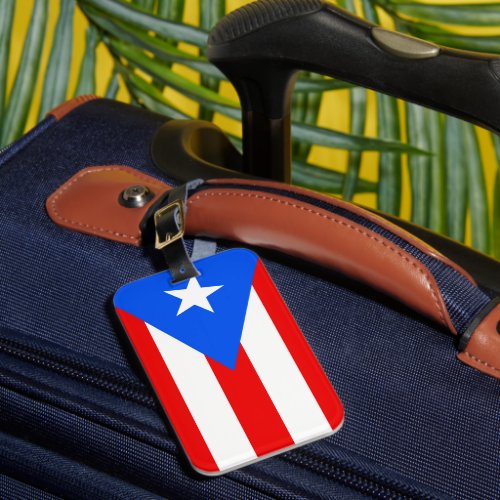 Puerto Rico Flag Luggage Tag