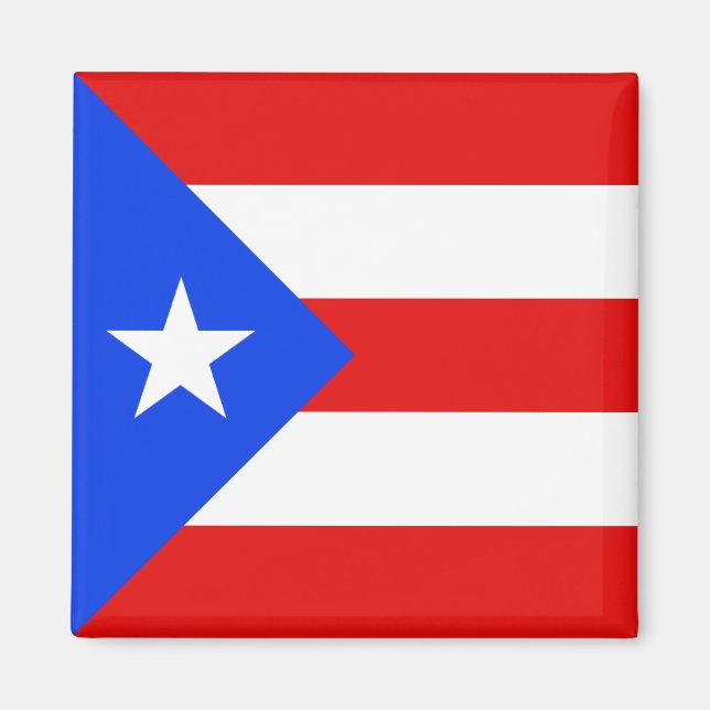Puerto Rico Flag Magnet (Front)