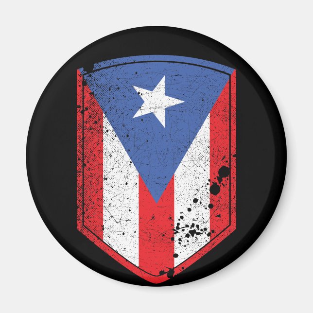 Puerto Rico Flag Magnet (Front)