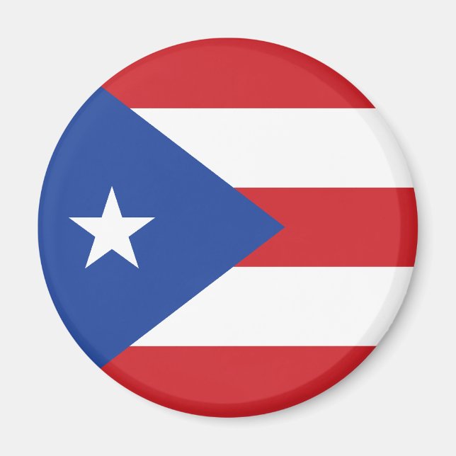 Puerto Rico Flag Magnet (Front)