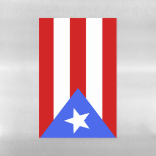 Puerto Rico flag Magnetic Dry Erase Sheet