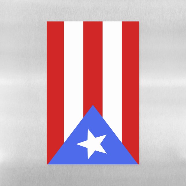 Puerto Rico flag Magnetic Dry Erase Sheet (Vertical)