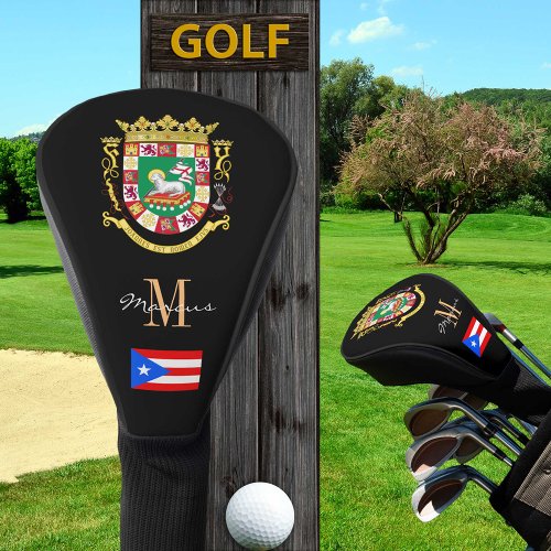 Puerto Rico  Flag Monogrammed Golf Clubs Covers