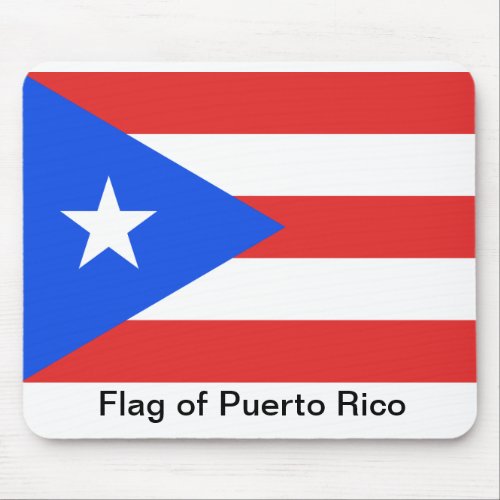 Puerto Rico Flag Mouse Pad