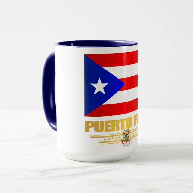 Puerto Rico Flag Mug (Front Left)