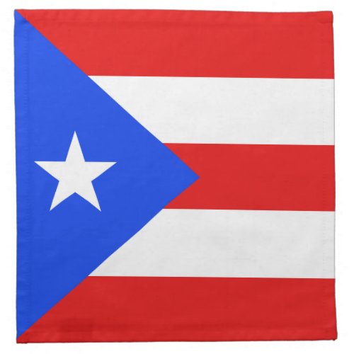 Puerto Rico Flag Napkin