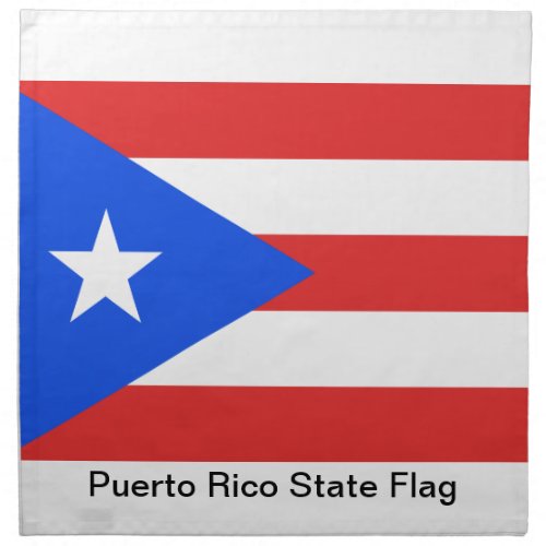 Puerto Rico Flag Napkin