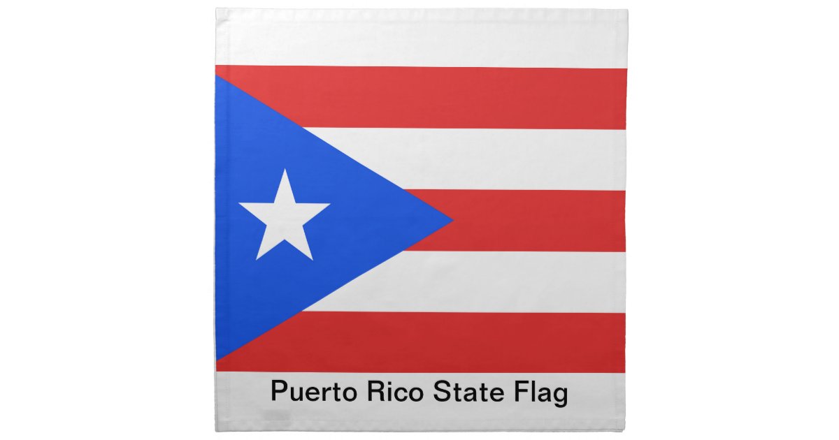 Puerto Rico Flag Napkin Zazzle