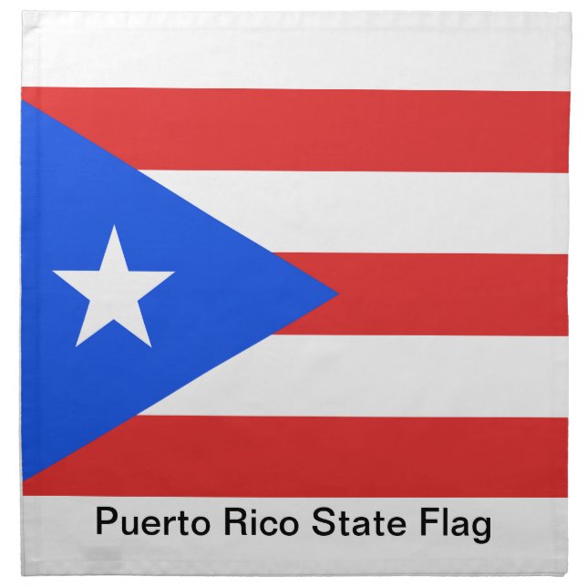 Puerto Rico Flag Napkin (Front)