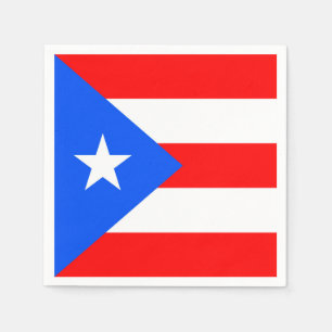 Puerto Rico Flag Napkins