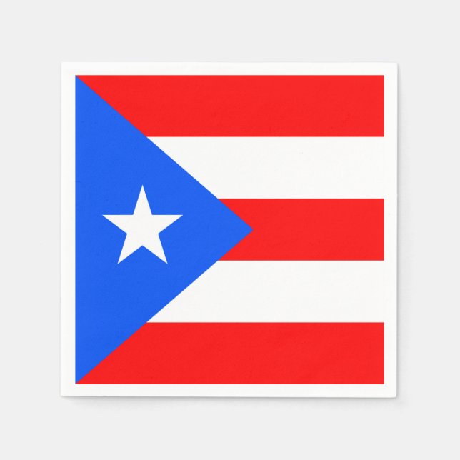 Puerto Rico Flag Napkins (Front)