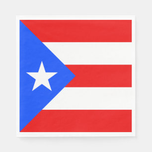 Puerto Rico Flag Napkins