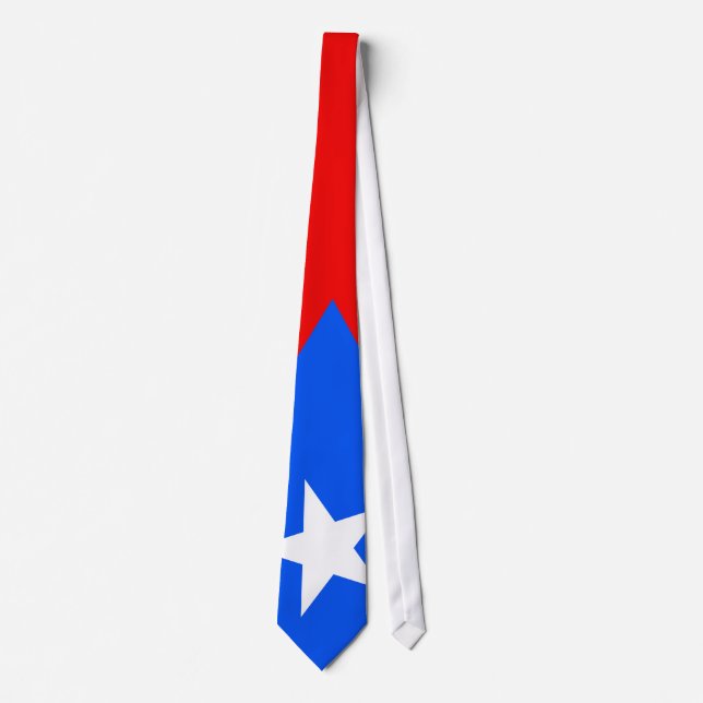 Puerto Rico Flag Neck Tie (Front)