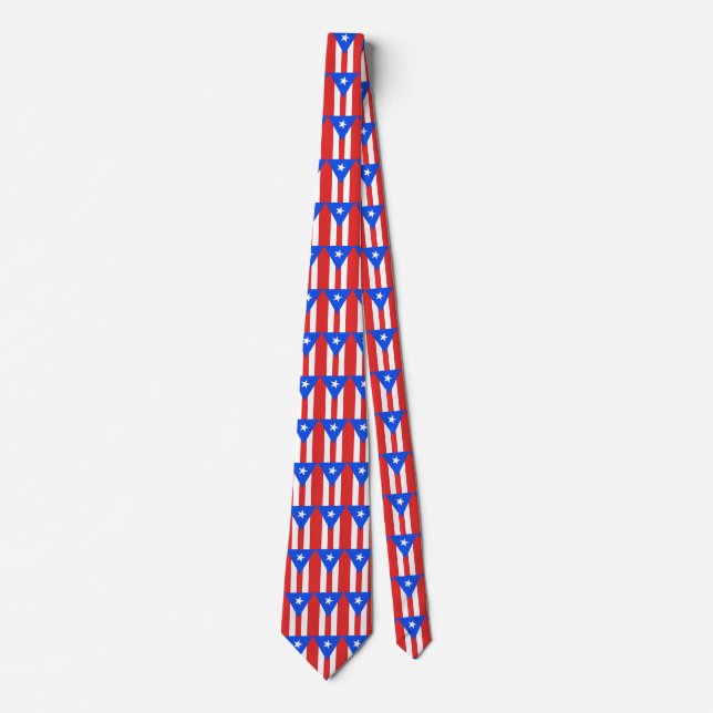 Puerto Rico Flag Necktie (Front)