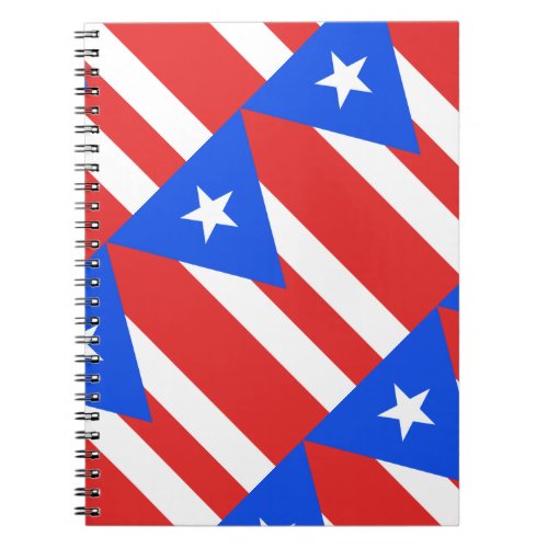 Puerto Rico Flag Notebook