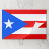 Puerto Rico Flag Paper Placemat 