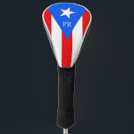 Puerto Rico flag personalized golf club head cover<br><div class="desc">Puerto Rico flag personalized golf club head cover with custom text. Trendy golf club head protection gift for friends and family. Stylish golfing gift ideas for him and her. Get one for dad, father, papa, best grandpa, step dad, uncle, grandfather, granddad, golfer, business partner, friend, boss, groom, employee, coworker, partner,...</div>