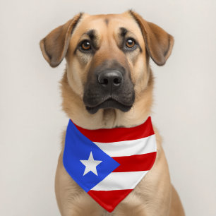Puerto Rico flag Pet Bandana Collar