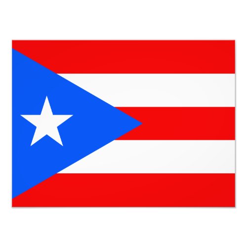 Puerto Rico Flag Photo Print