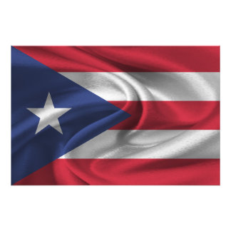 Puerto Rico Flag Photo Print