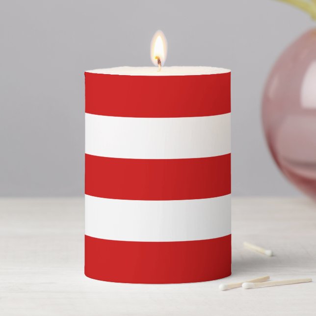 Puerto Rico flag Pillar Candle (In Situ)