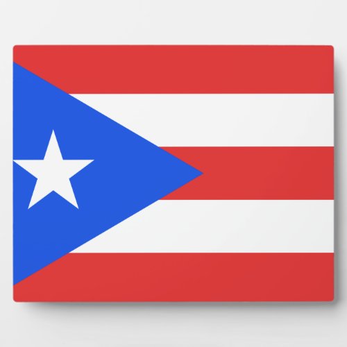 Puerto Rico Flag Plaque