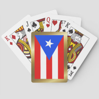 Puerto Rico Flag Playing Cards