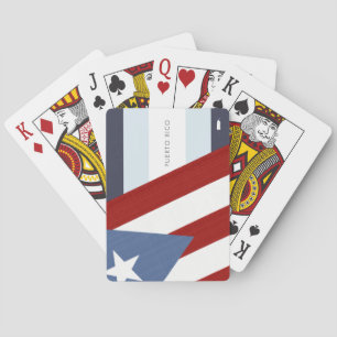 Puerto Rico Flag Poker Cards