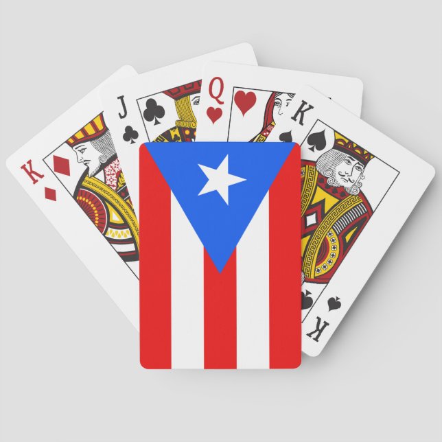 Puerto Rico Flag Poker Cards (Back)